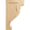 Ekena Millwork 1 3/4"W x 5"D x 8"H Mini Rockport Wood Corbel, Red Oak CORW02X05X08RKRO - alternate 2